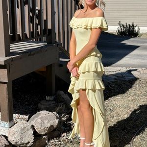 Urban outfitters ruffle dress